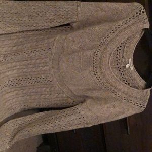 Beige sparkly sweater